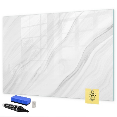 Memobord van glas met print inclusief neodymium magneten Een prikbord voor het presenteren van herinneringen en foto's