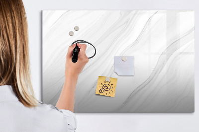 Memobord van glas met print inclusief neodymium magneten Een prikbord voor het presenteren van herinneringen en foto's