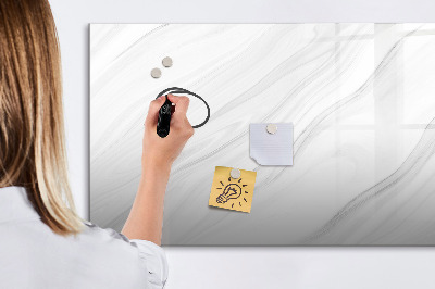 Memobord van glas met print inclusief neodymium magneten Een prikbord voor het presenteren van herinneringen en foto's