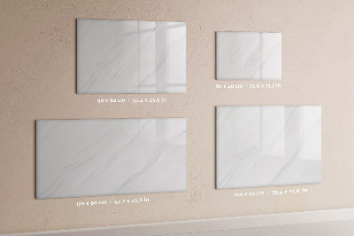 Memobord van glas met print inclusief neodymium magneten Een prikbord voor het presenteren van herinneringen en foto's