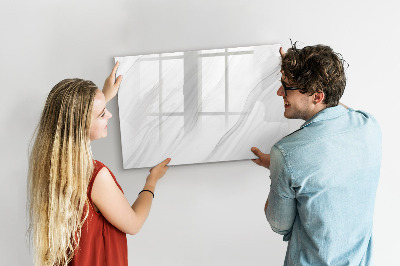 Memobord van glas met print inclusief neodymium magneten Een prikbord voor het presenteren van herinneringen en foto's