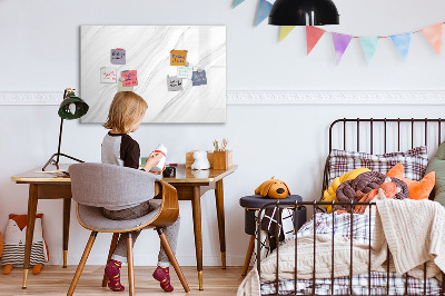 Memobord van glas met print inclusief neodymium magneten Een prikbord voor het presenteren van herinneringen en foto's
