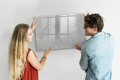 Decoratief glazen wandbord beschrijfbaar en magnetisch Notitie- en fotobord