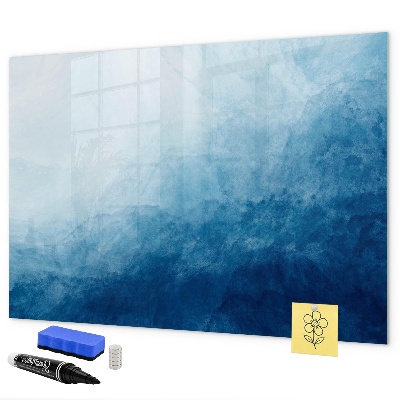 Decoratief glazen wandbord beschrijfbaar en magnetisch Een plek voor creatieve herinneringen en notities