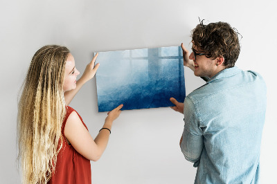 Decoratief glazen wandbord beschrijfbaar en magnetisch Een plek voor creatieve herinneringen en notities
