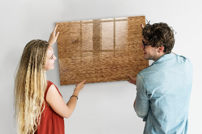 Memobord van glas met print inclusief neodymium magneten Memobord met magneten en foto's