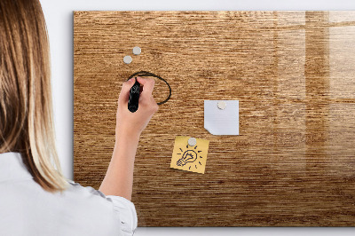 Memobord van glas met print inclusief neodymium magneten Memobord met magneten en foto's