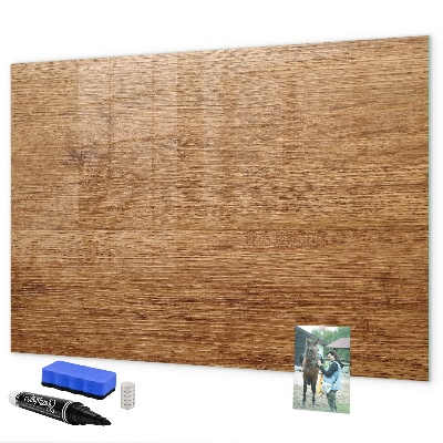 Memobord van glas met print inclusief neodymium magneten Memobord met magneten en foto's
