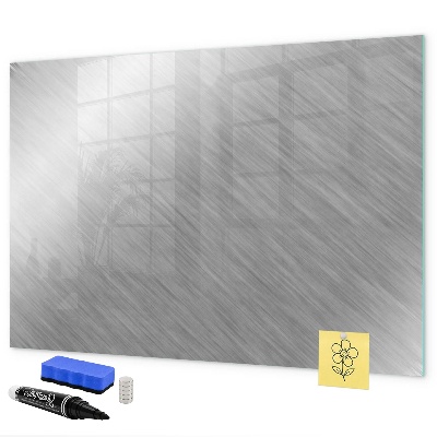 Memobord van glas met print inclusief neodymium magneten Magnetisch bord voor foto's en notities