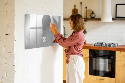 Memobord van glas met print inclusief neodymium magneten Magnetisch bord voor foto's en notities
