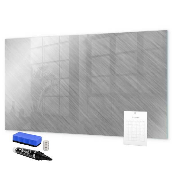 Memobord van glas met print inclusief neodymium magneten Magnetisch bord voor foto's en notities