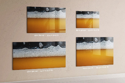 Memobord van glas met print inclusief neodymium magneten Creatief fotopresentatiebord