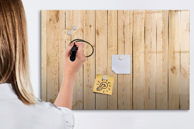 Memobord van glas met print inclusief neodymium magneten Bord voor foto's en notities