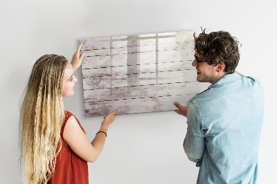 Memobord van glas met print inclusief neodymium magneten Bord voor foto's en notities