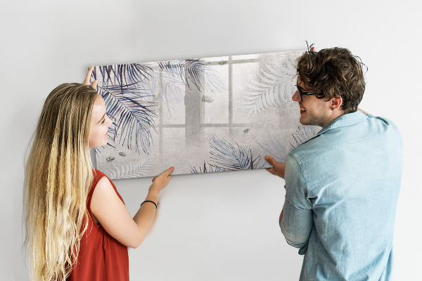 Memobord van glas met print inclusief neodymium magneten Een stijlvol bord voor notities en foto's