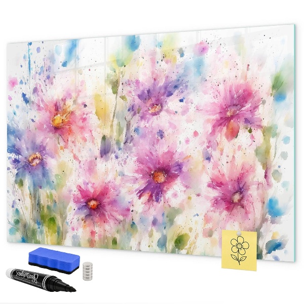Een kleurrijk prikbord voor foto's en notities