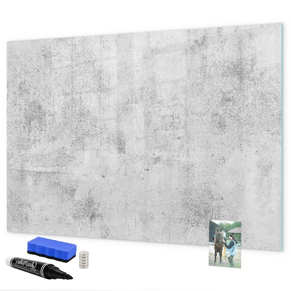 Memobord van glas met print inclusief neodymium magneten Een knusse plek voor herinneringen en aantekeningen.