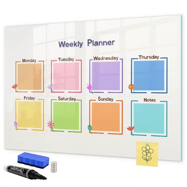 Weekplanner met ruimte voor foto's