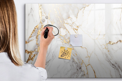 Decoratief glazen wandbord beschrijfbaar en magnetisch Stijlvol bord voor foto's en notities