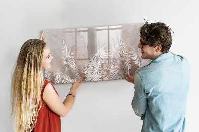 Memobord van glas met print inclusief neodymium magneten Stijlvol bord voor foto's en notities