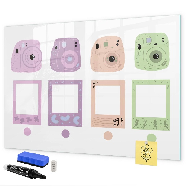 Creatief moodboard voor foto's en notities