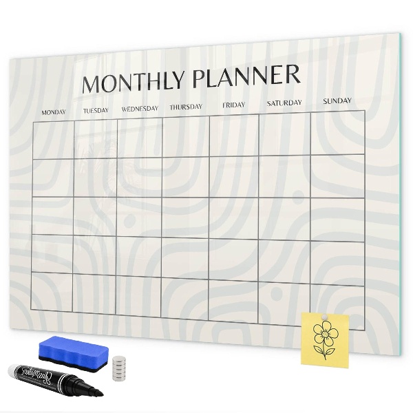 Maandplanner met ruimte voor foto's