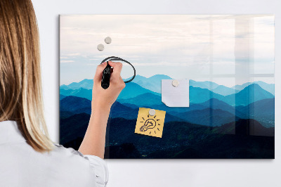 Decoratief glazen wandbord beschrijfbaar en magnetisch Bewaar uw herinneringen in een prachtige stijl.