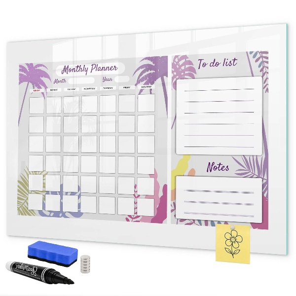 Maandplanner met ruimte voor foto's