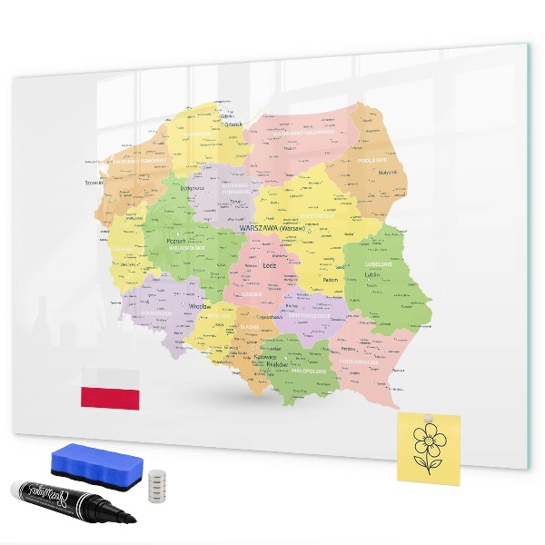 Interactieve kaart van Polen voor personalisatie