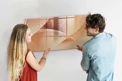 Decoratief glazen wandbord beschrijfbaar en magnetisch Modern fotodisplaybord