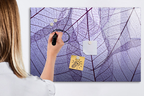 Memobord van glas met print inclusief neodymium magneten Creatief fotopresentatiebord