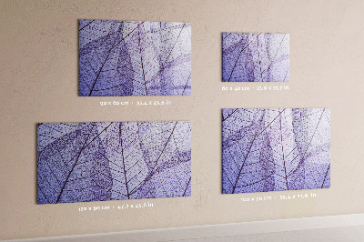 Memobord van glas met print inclusief neodymium magneten Creatief fotopresentatiebord