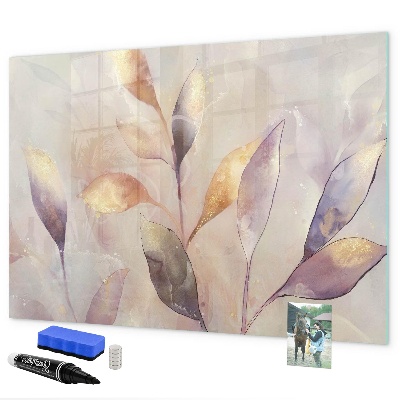 Memobord van glas met print inclusief neodymium magneten Creatief moodboard voor foto's en notities