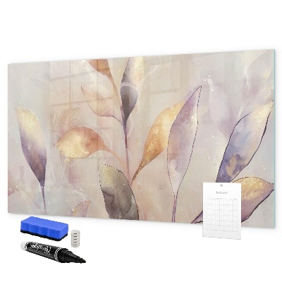 Memobord van glas met print inclusief neodymium magneten Creatief moodboard voor foto's en notities