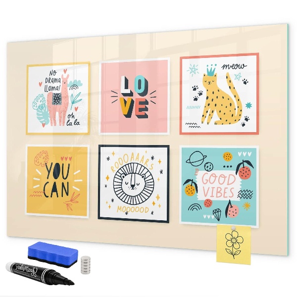 Creatieve collages vol positieve emoties