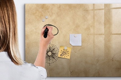 Memobord van glas met print inclusief neodymium magneten Een stijlvol bord voor notities en foto's