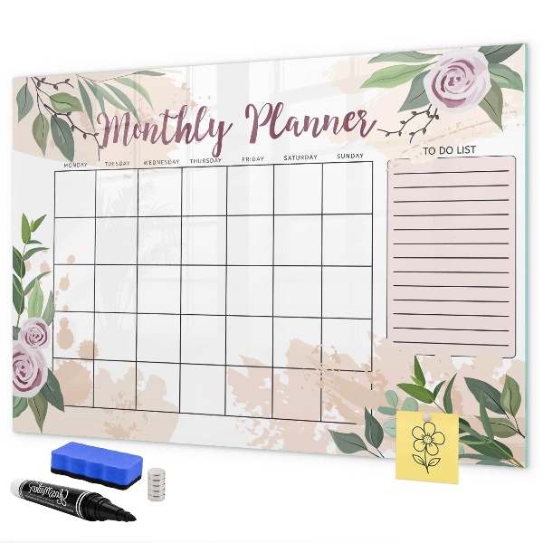Maandplanner met ruimte voor foto's