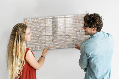 Decoratief glazen wandbord beschrijfbaar en magnetisch Modern fotodisplaybord