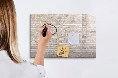 Decoratief glazen wandbord beschrijfbaar en magnetisch Modern fotodisplaybord