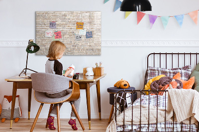 Decoratief glazen wandbord beschrijfbaar en magnetisch Modern fotodisplaybord