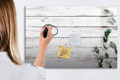 Memobord van glas met print inclusief neodymium magneten Bord voor foto's en notities