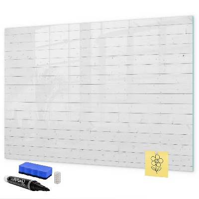 Decoratief glazen wandbord beschrijfbaar en magnetisch Bord voor foto's en notities