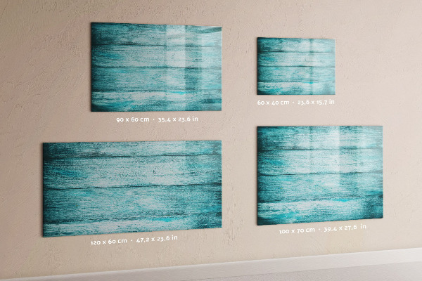 Memobord van glas met print inclusief neodymium magneten Een knusse ruimte voor zelfexpressie.