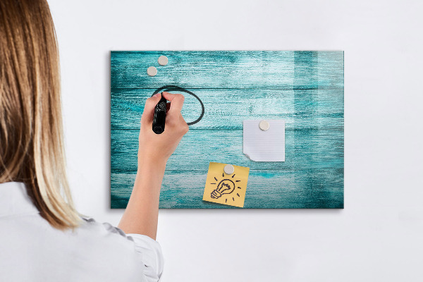 Memobord van glas met print inclusief neodymium magneten Een knusse ruimte voor zelfexpressie.