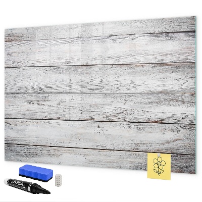 Memobord van glas met print inclusief neodymium magneten Stijlvol bord voor foto's en notities