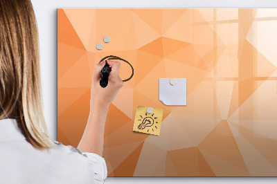 Memobord van glas met print inclusief neodymium magneten Een kleurrijk bord voor het presenteren van foto's