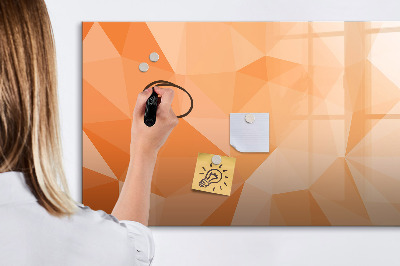Memobord van glas met print inclusief neodymium magneten Een kleurrijk bord voor het presenteren van foto's