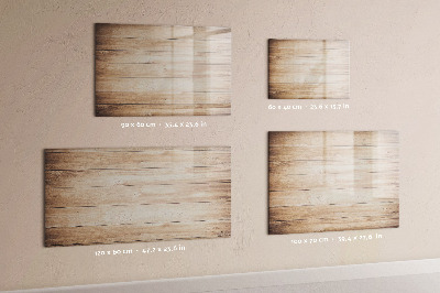 Decoratief glazen wandbord beschrijfbaar en magnetisch Een stijlvol bord voor notities en foto's