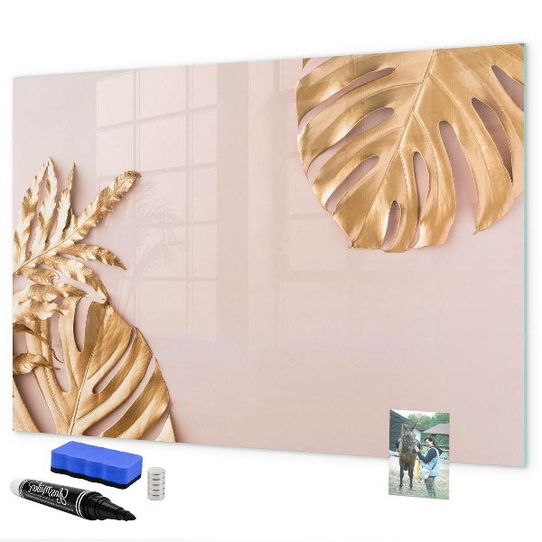 Memobord van glas met print inclusief neodymium magneten Een stijlvol bord voor het presenteren van foto's