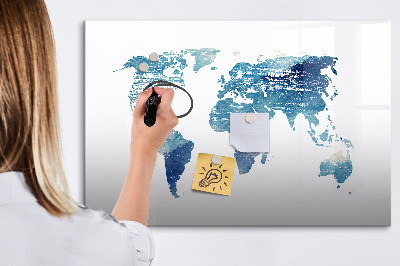 Memobord van glas met print inclusief neodymium magneten Herinneringskaart met persoonlijke foto's
